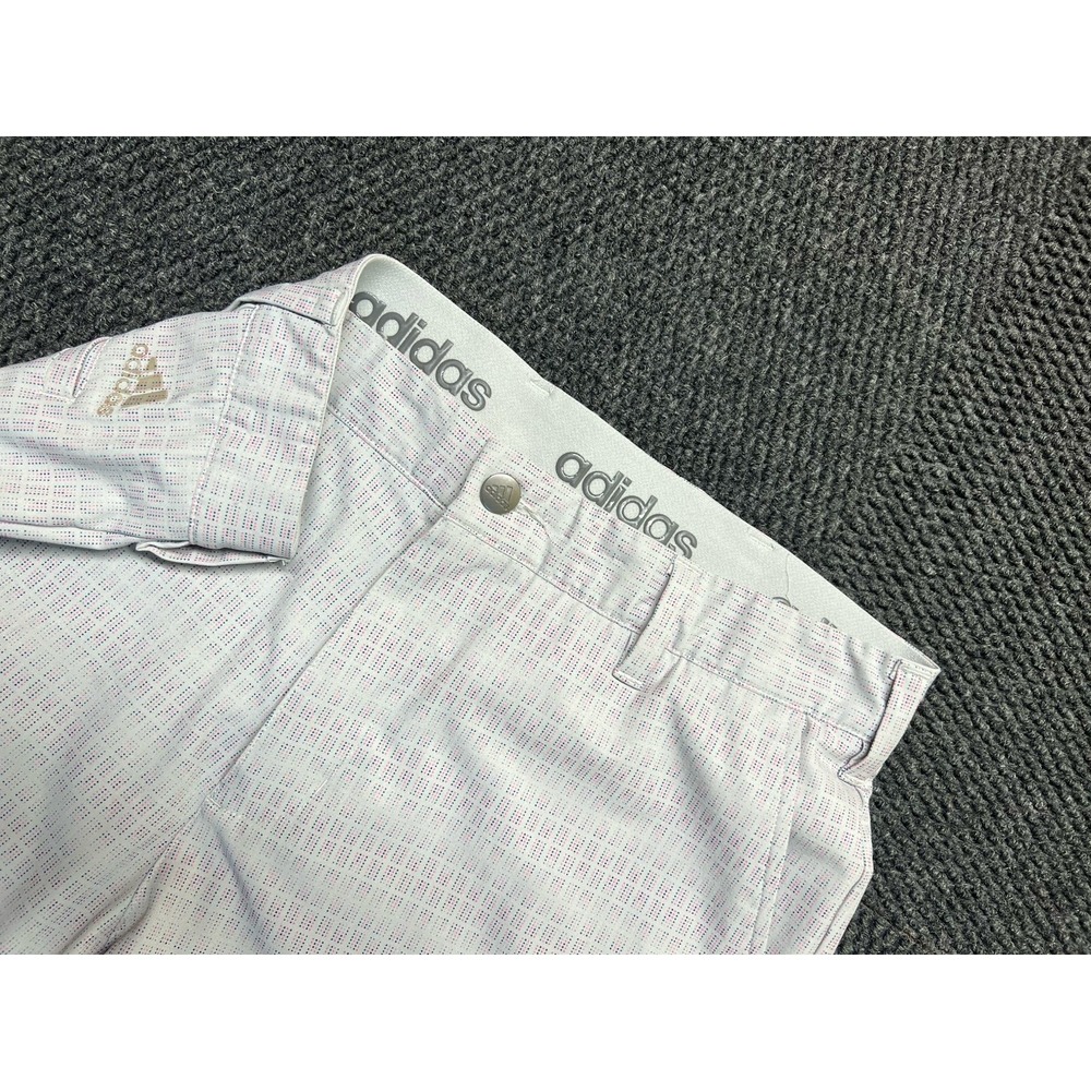 Adidas Chino Golf Pants Men's 33/32‎ Black 939011 Geometric Pattern